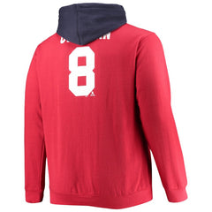 Alexander Ovechkin Washington Capitals Profile Big & Tall Colorblock Full-Zip Hoodie