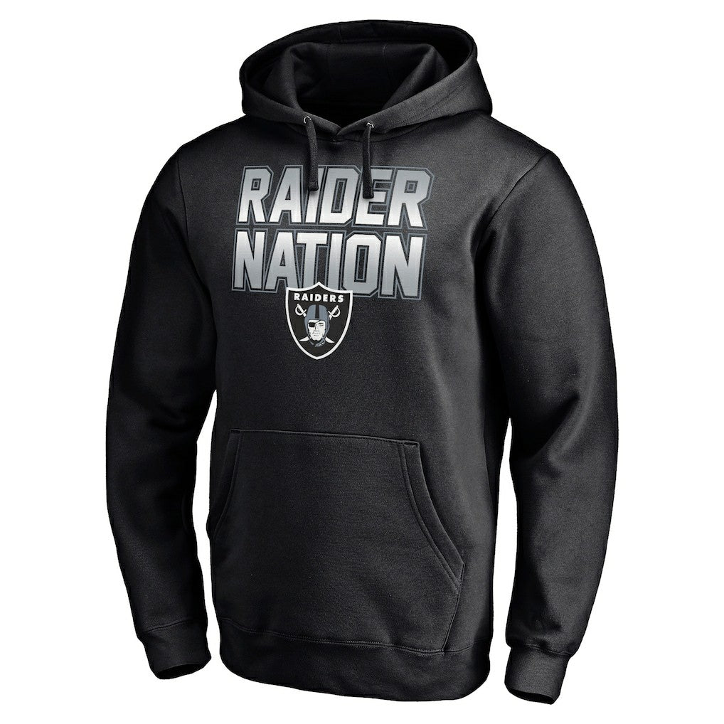 NFL Las Vegas Raiders Hometown Collection Raider Nation Fitted Pullover Hoodie