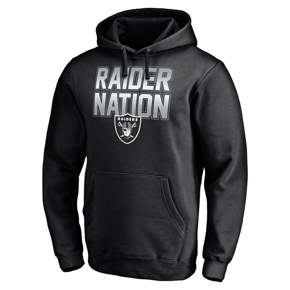 NFL Las Vegas Raiders Hometown Collection Raider Nation Fitted Pullover Hoodie