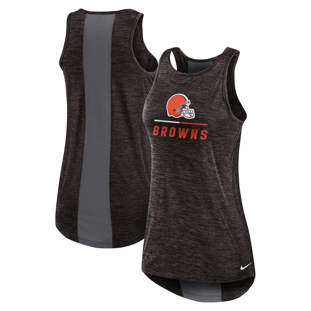 NFL Cleveland Browns Women's High Neck Performance Tank Top