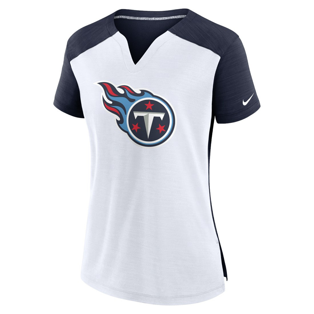 NFL Tennessee Titans Women's Impact Exceed Performance Notch Neck T-Shirt
