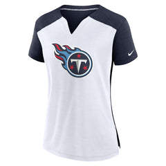 NFL Tennessee Titans Women's Impact Exceed Performance Notch Neck T-Shirt