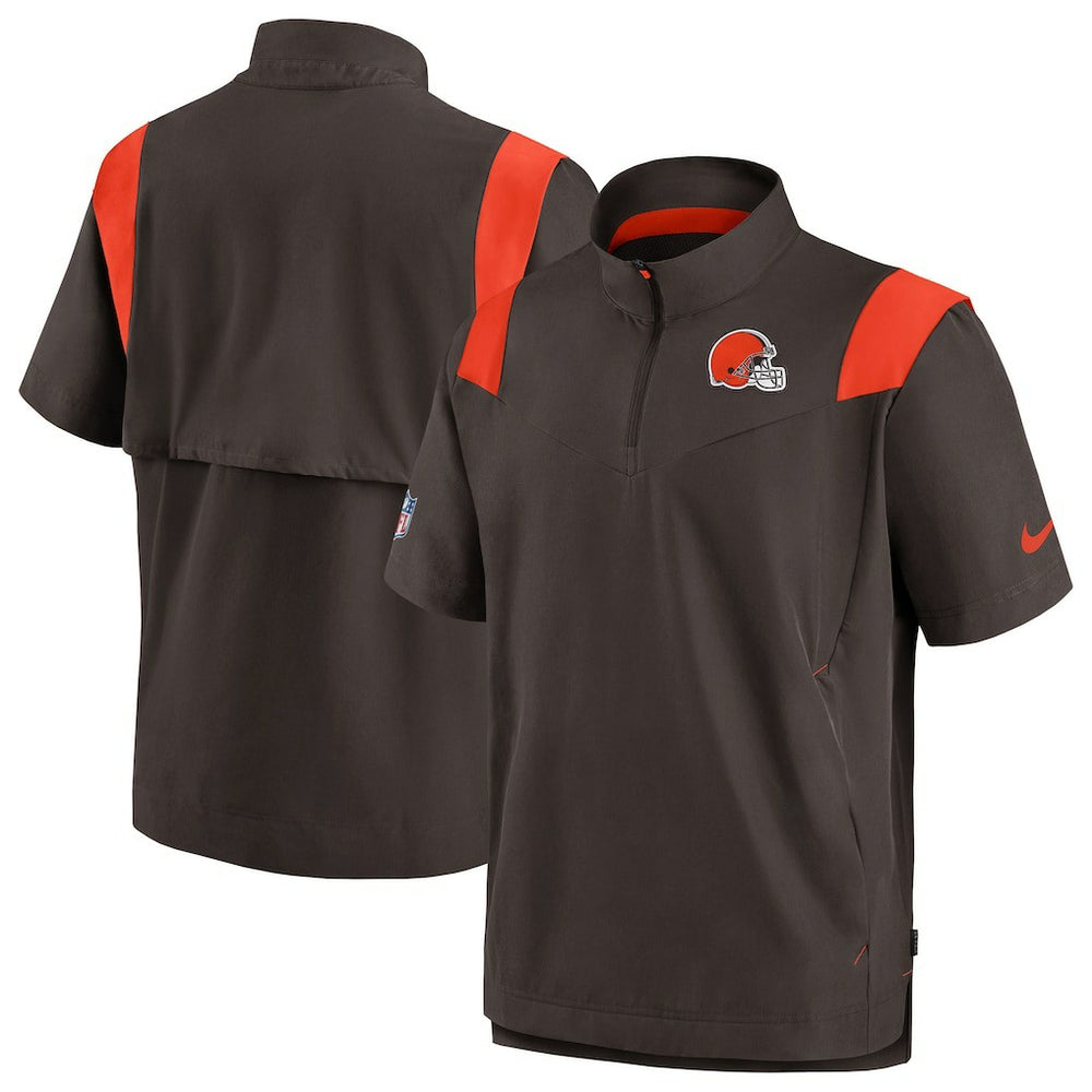 NFL Cleveland Browns Sideline Coaches Chevron Lockup Pullover Top