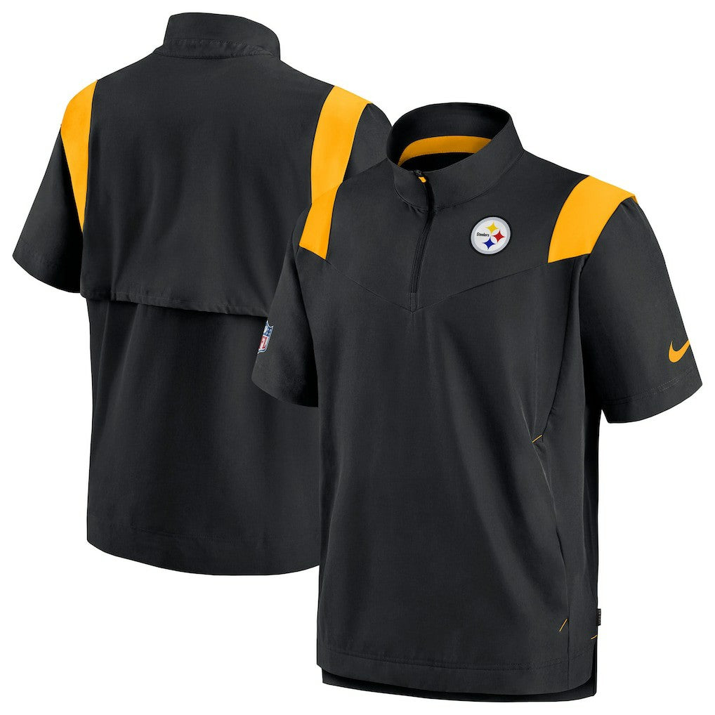 NFL Pittsburgh Steelers Sideline Coaches Chevron Lockup Pullover Top