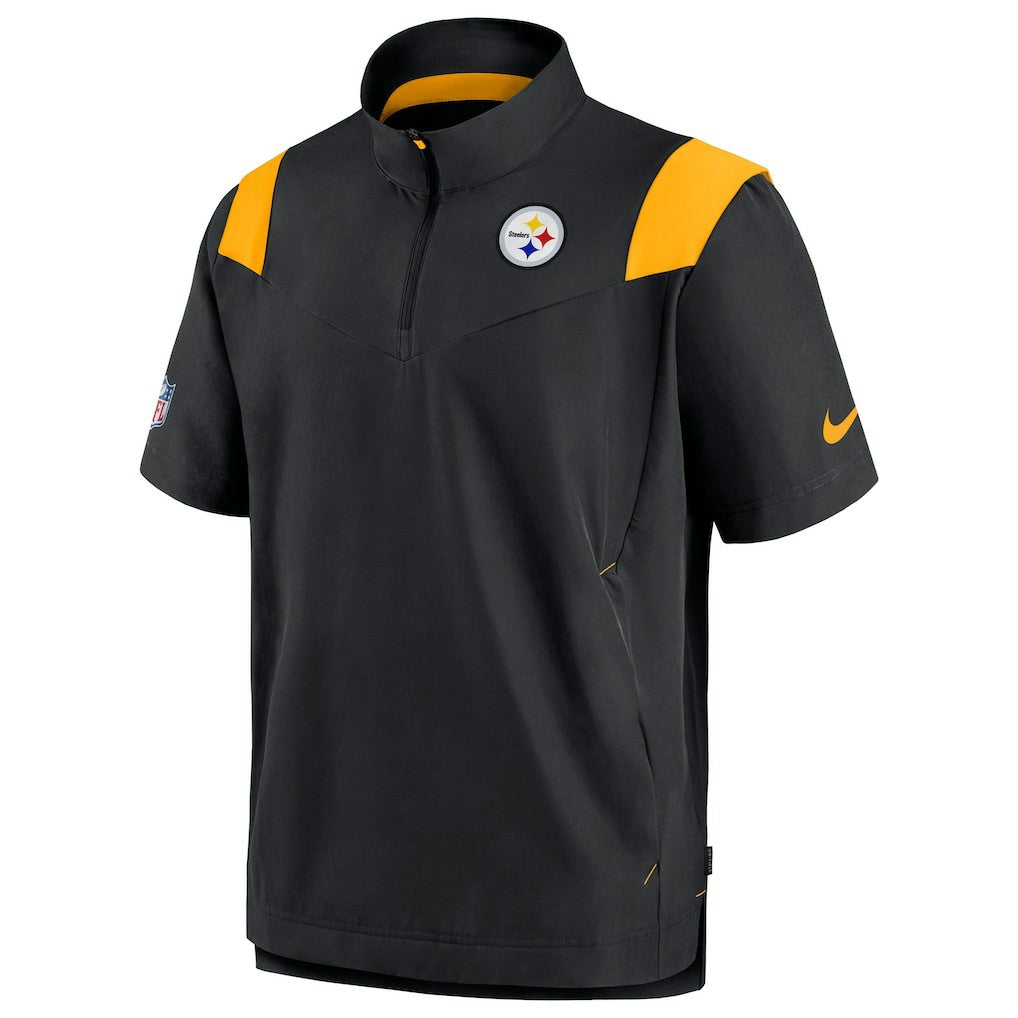 NFL Pittsburgh Steelers Sideline Coaches Chevron Lockup Pullover Top