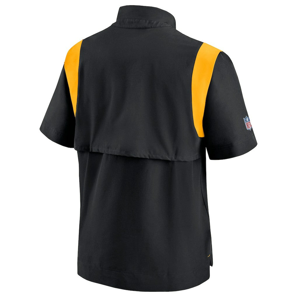 NFL Pittsburgh Steelers Sideline Coaches Chevron Lockup Pullover Top