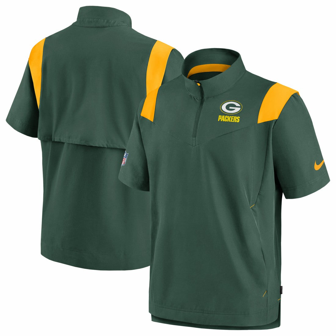 NFL Green Bay Packers Sideline Coaches Chevron Lockup Pullover Top