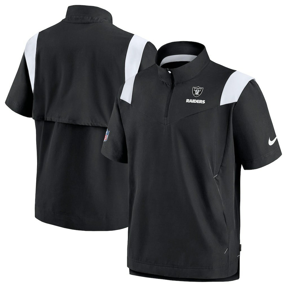 NFL Las Vegas Raiders Sideline Coaches Chevron Lockup Pullover Top