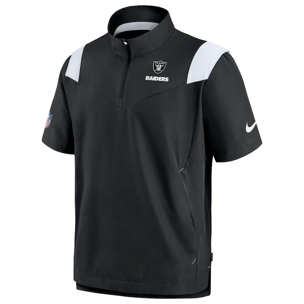 NFL Las Vegas Raiders Sideline Coaches Chevron Lockup Pullover Top