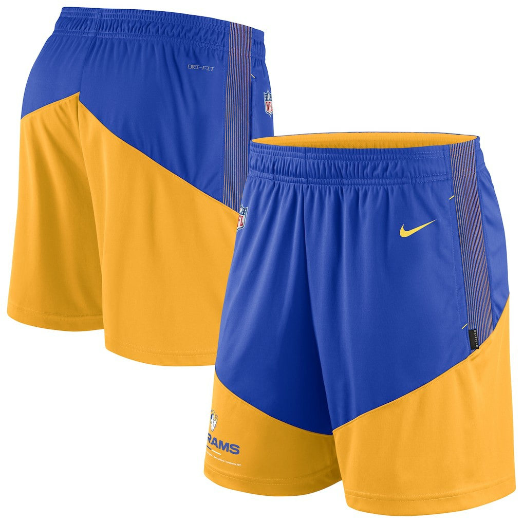NFL Los Angeles Rams Sideline Primary Lockup Performance Shorts