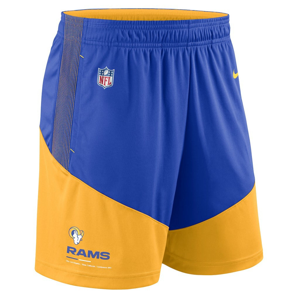NFL Los Angeles Rams Sideline Primary Lockup Performance Shorts