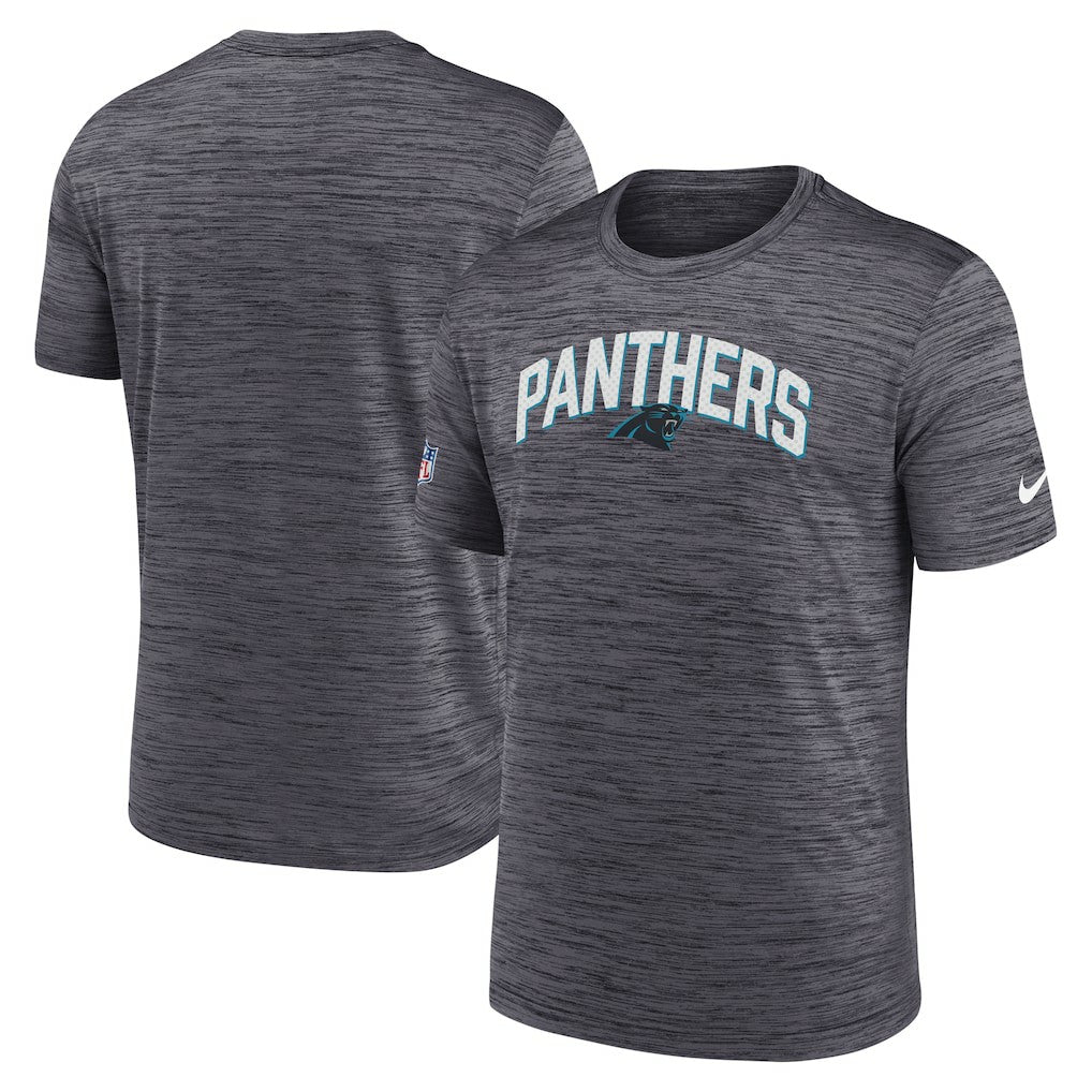 NFL Carolina Panthers Sideline Velocity Athletic Stack Performance T-Shirt