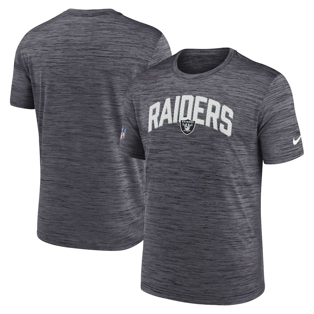 NFL Las Vegas Raiders Sideline Velocity Athletic Stack Performance T-Shirt