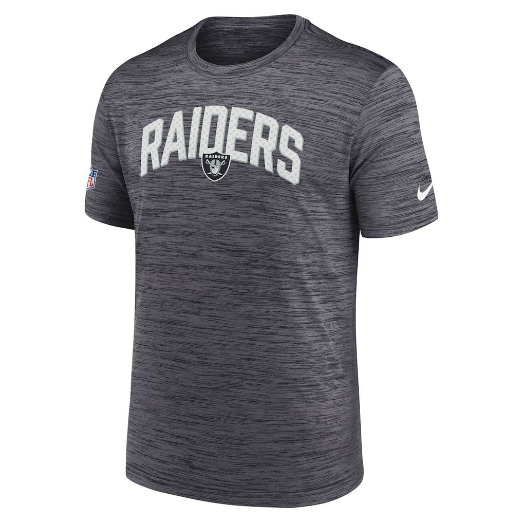 NFL Las Vegas Raiders Sideline Velocity Athletic Stack Performance T-Shirt