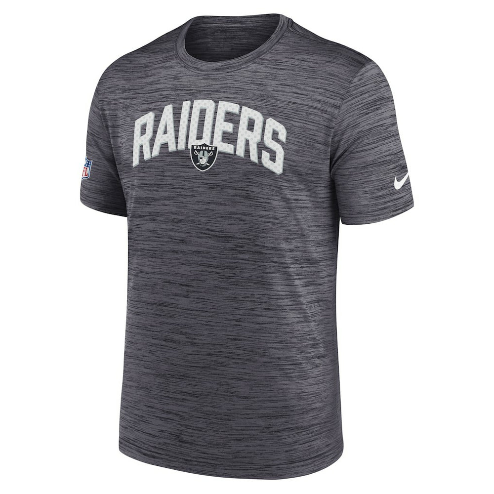 NFL Las Vegas Raiders Sideline Velocity Athletic Stack Performance T-Shirt