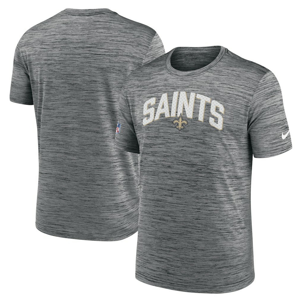NFL New Orleans Saints Sideline Velocity Athletic Stack Performance T-Shirt