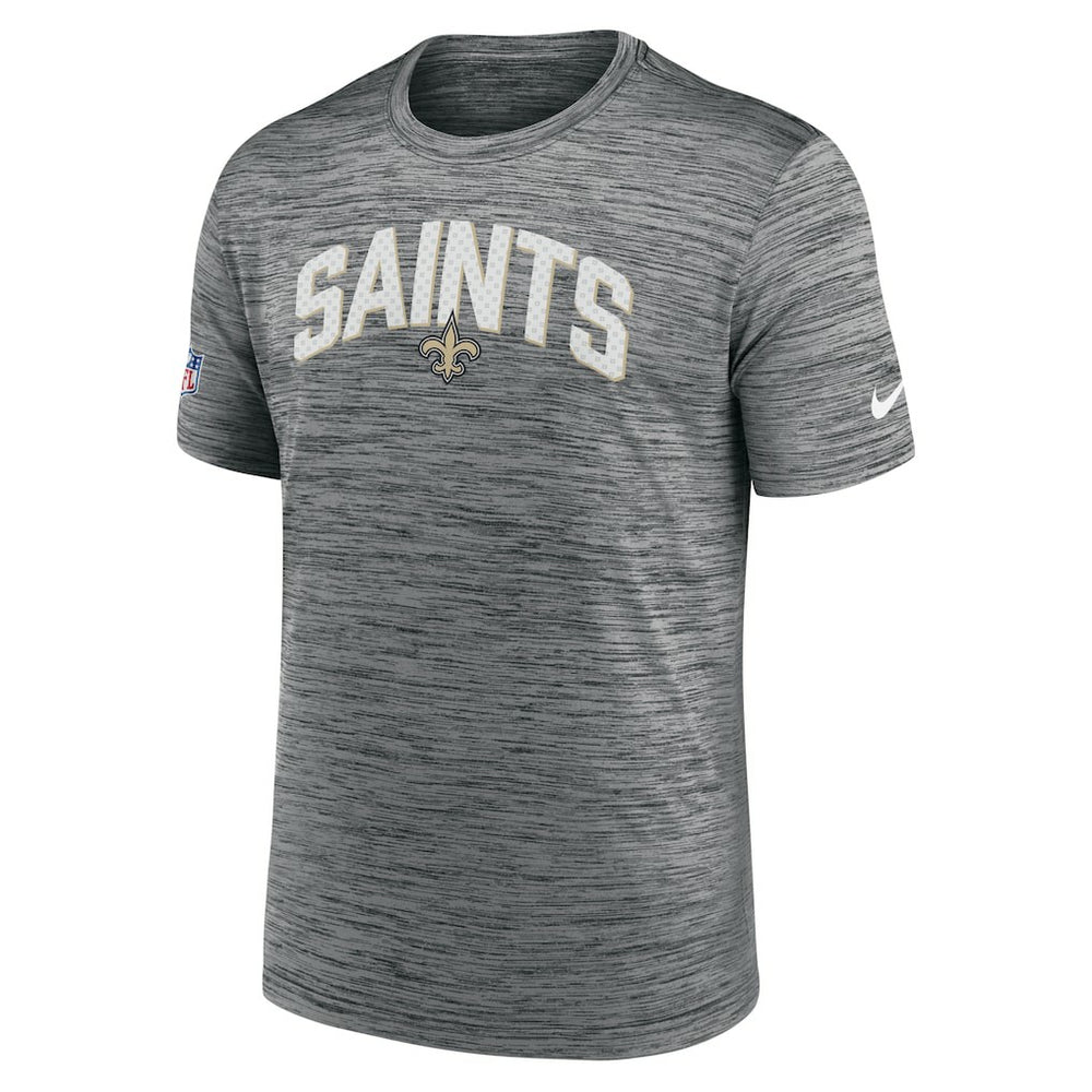 NFL New Orleans Saints Sideline Velocity Athletic Stack Performance T-Shirt