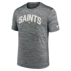 NFL New Orleans Saints Sideline Velocity Athletic Stack Performance T-Shirt
