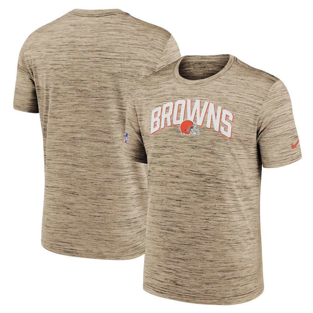 NFL Cleveland Browns Sideline Velocity Athletic Stack Performance T-Shirt