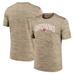 NFL Cleveland Browns Sideline Velocity Athletic Stack Performance T-Shirt