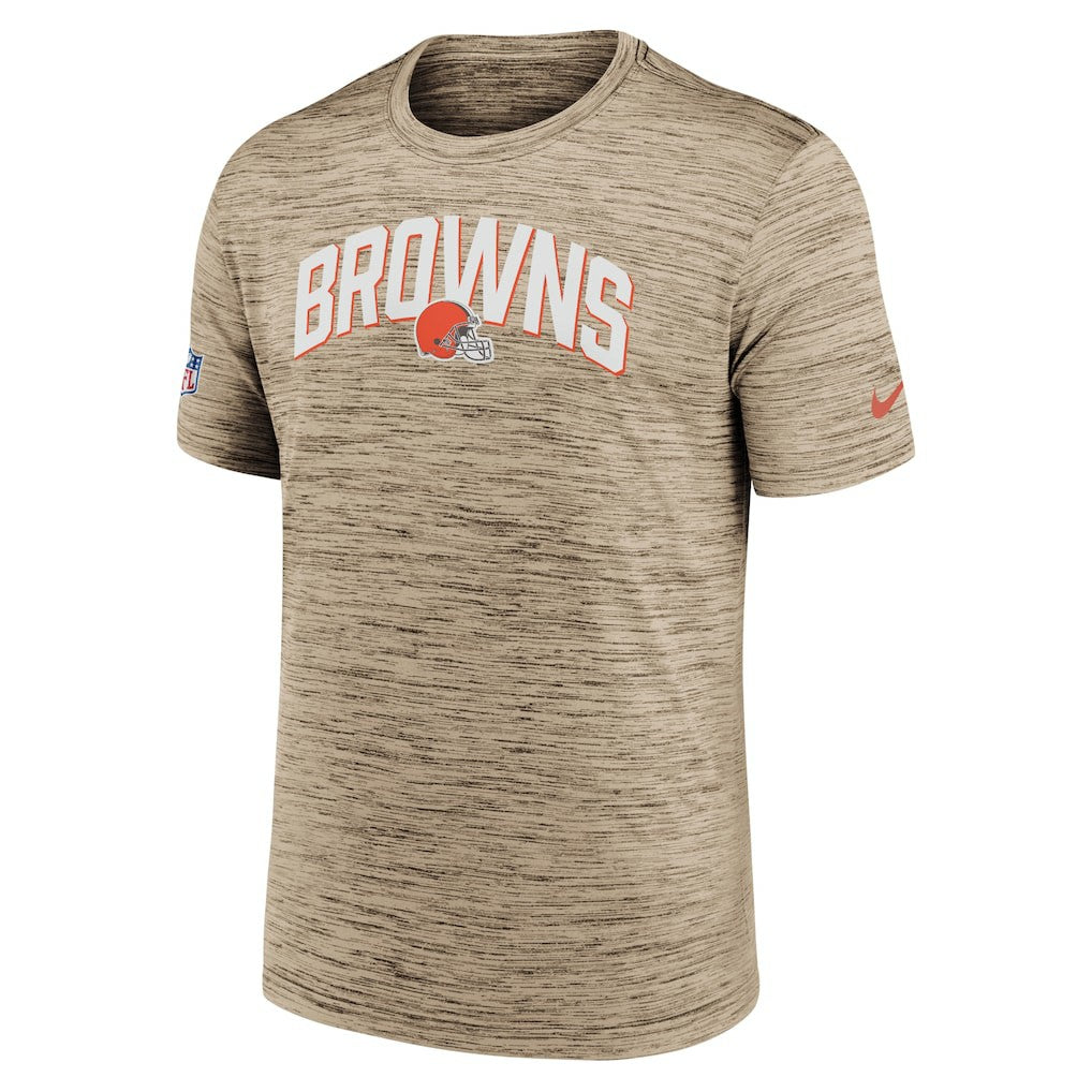 NFL Cleveland Browns Sideline Velocity Athletic Stack Performance T-Shirt