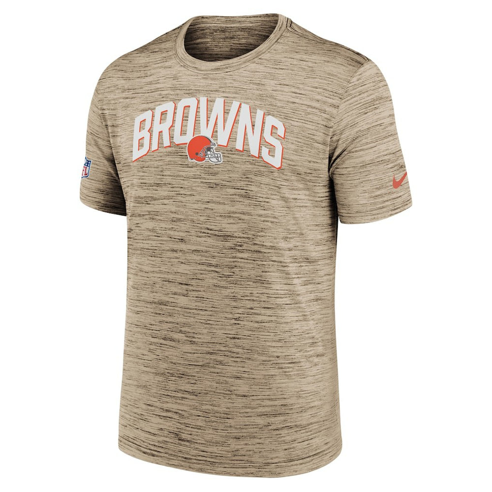 NFL Cleveland Browns Sideline Velocity Athletic Stack Performance T-Shirt