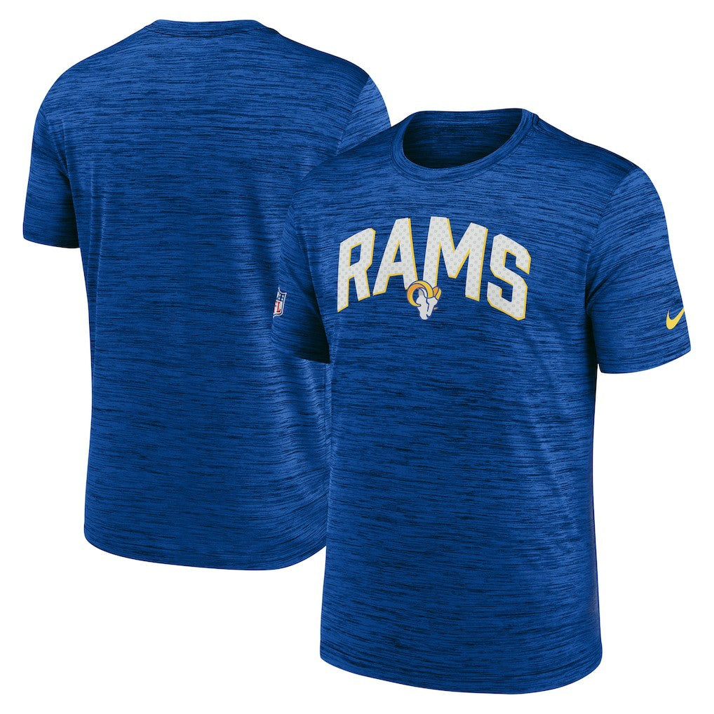 NFL Los Angeles Rams Sideline Velocity Athletic Stack Performance T-Shirt