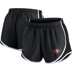 NFL San Francisco 49ers Women's Plus Size Logo Performance Tempo Shorts