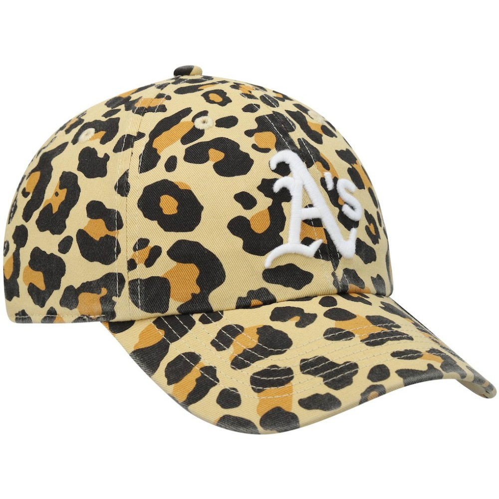 Athletics Women's Bagheera Cheetah Clean up Adjustable Hat - Tan | 47 brand