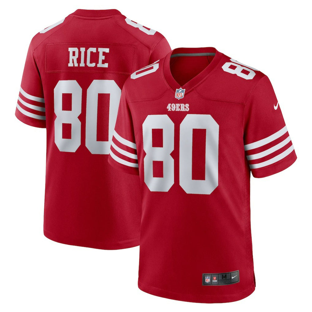 NFL San Francisco 49ers Jerry Rice  Retired Game Player Jersey