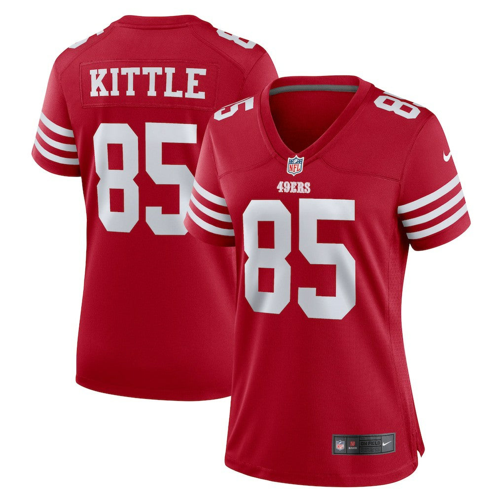 NFL San Francisco 49ers George Kittle  Women's Team Game Player Jersey