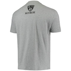 Brooklyn Nets BALL'N Since 2012 T-Shirt - Heathered Gray outlet