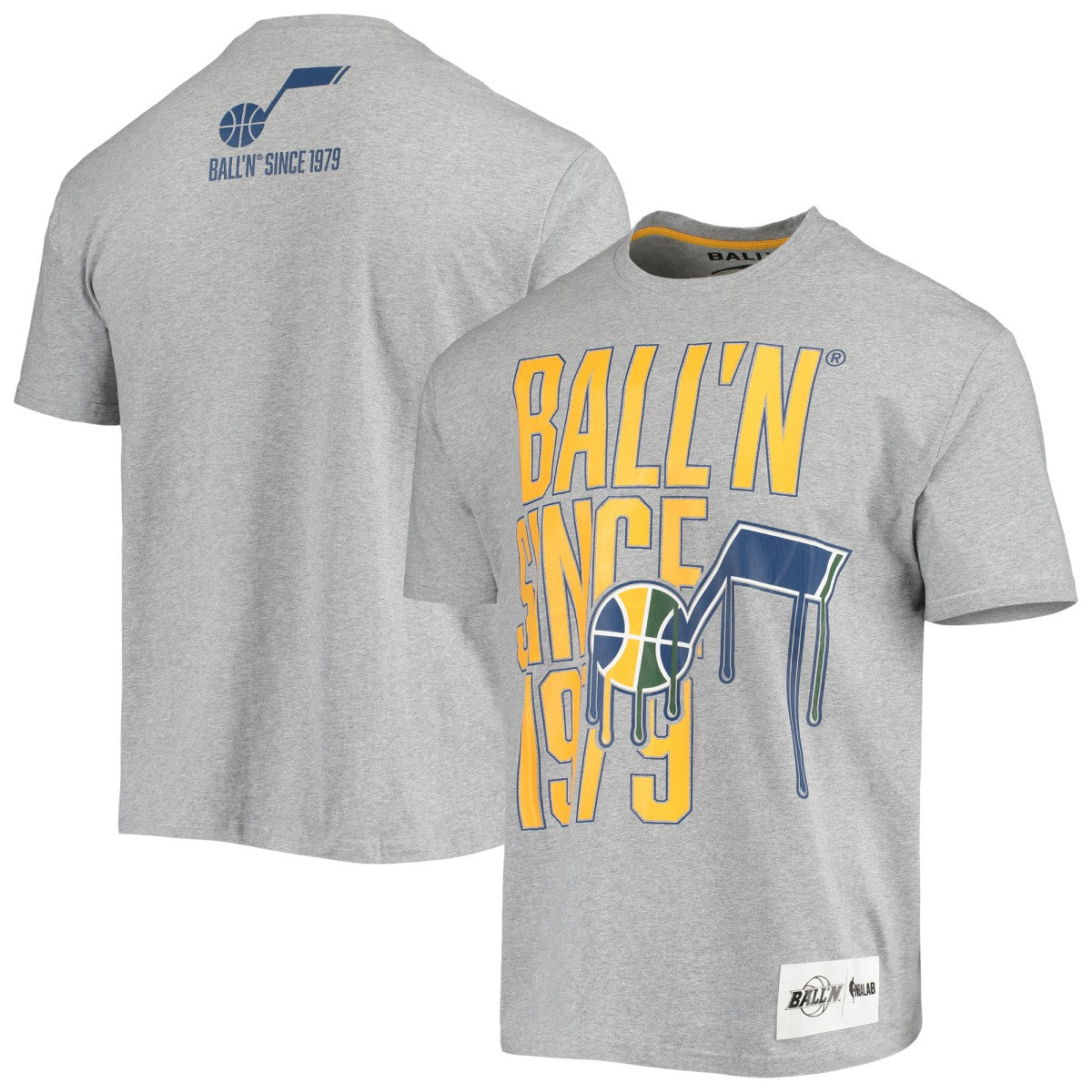 Utah Jazz BALL'N Since 1979 T-Shirt - Heathered Gray shop