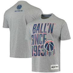 Washington Wizards BALL'N Since 1963 T-Shirt - Heathered Gray sale