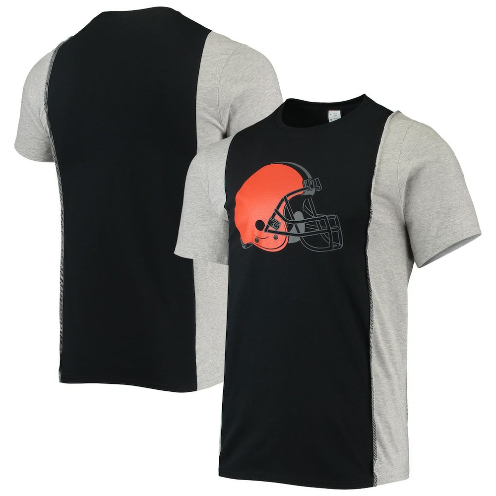 NFL Cleveland Browns Refried Apparel Sustainable Split T-Shirt