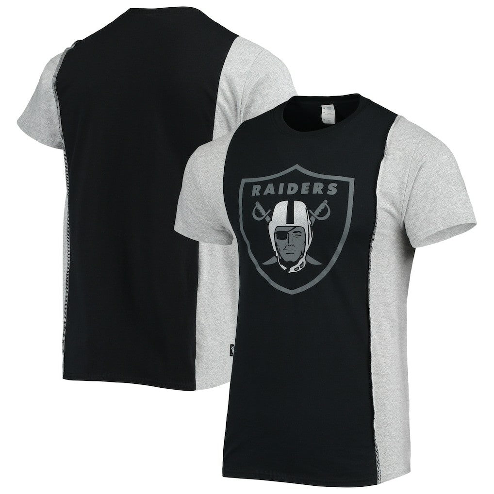 NFL Las Vegas Raiders Refried Apparel Sustainable Split T-Shirt