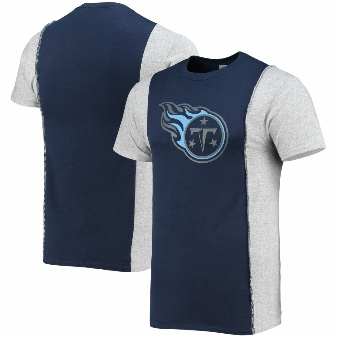 NFL Tennessee Titans Refried Apparel Sustainable Split T-Shirt