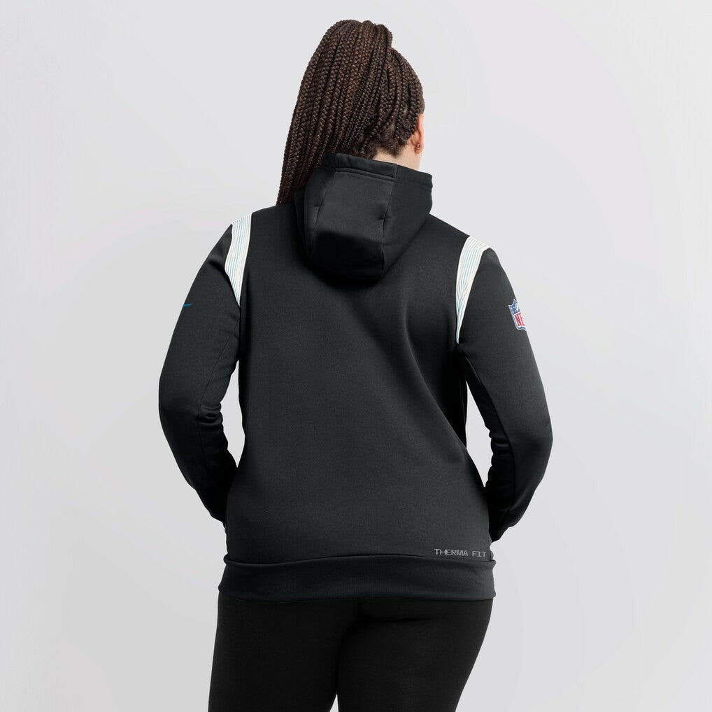 NFL Carolina Panthers Women's Sideline Stack Performance Pullover Hoodie