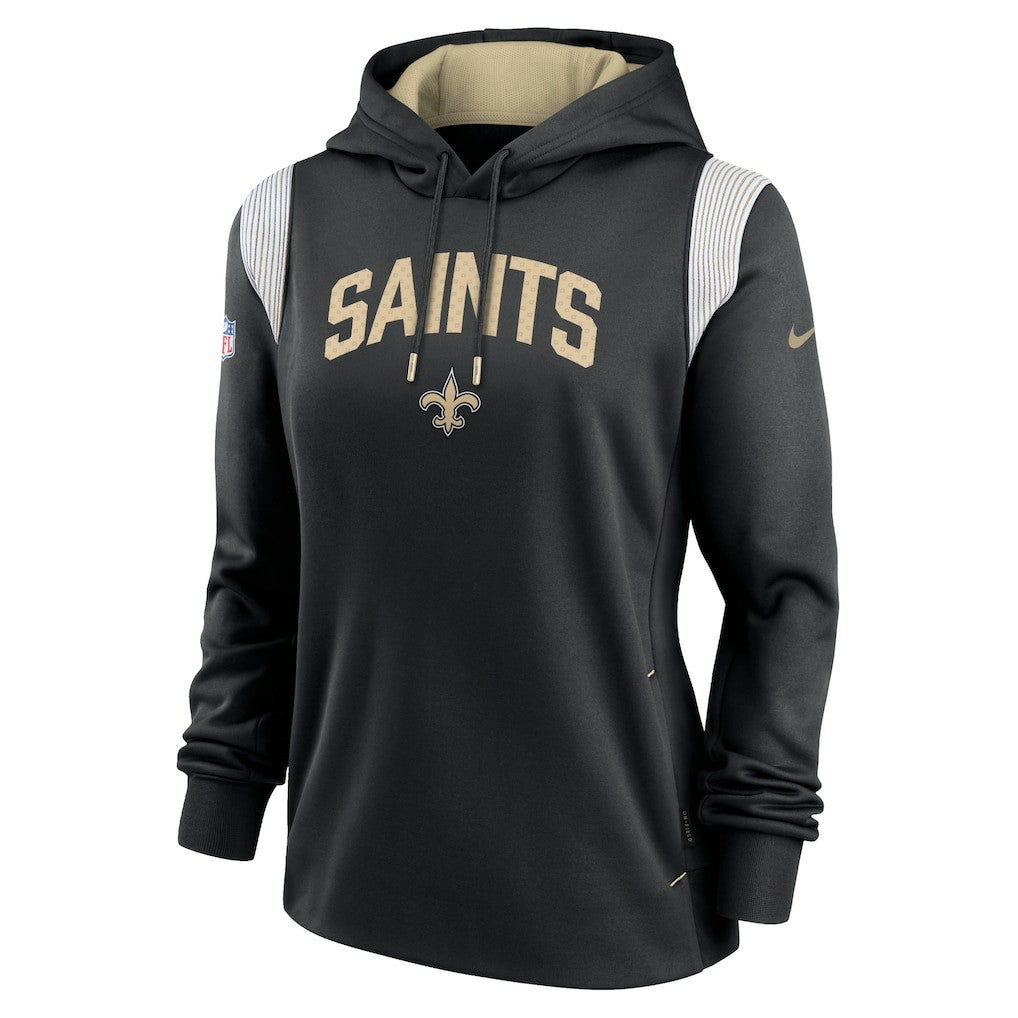 NFL New Orleans Saints Women's Sideline Stack Performance Pullover Hoodie