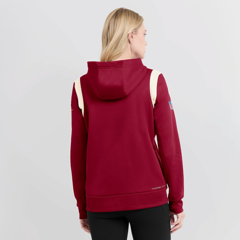 NFL Washington Commanders Women's Sideline Stack Performance Pullover Hoodie
