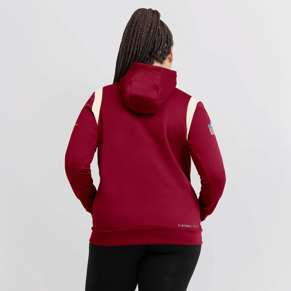 NFL Washington Commanders Women's Sideline Stack Performance Pullover Hoodie