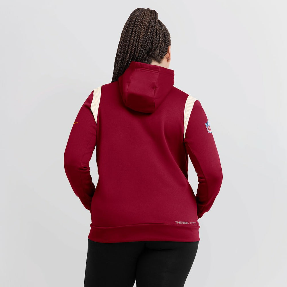 NFL Washington Commanders Women's Sideline Stack Performance Pullover Hoodie
