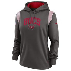NFL Tampa Bay Buccaneers Women's Sideline Stack Performance Pullover Hoodie