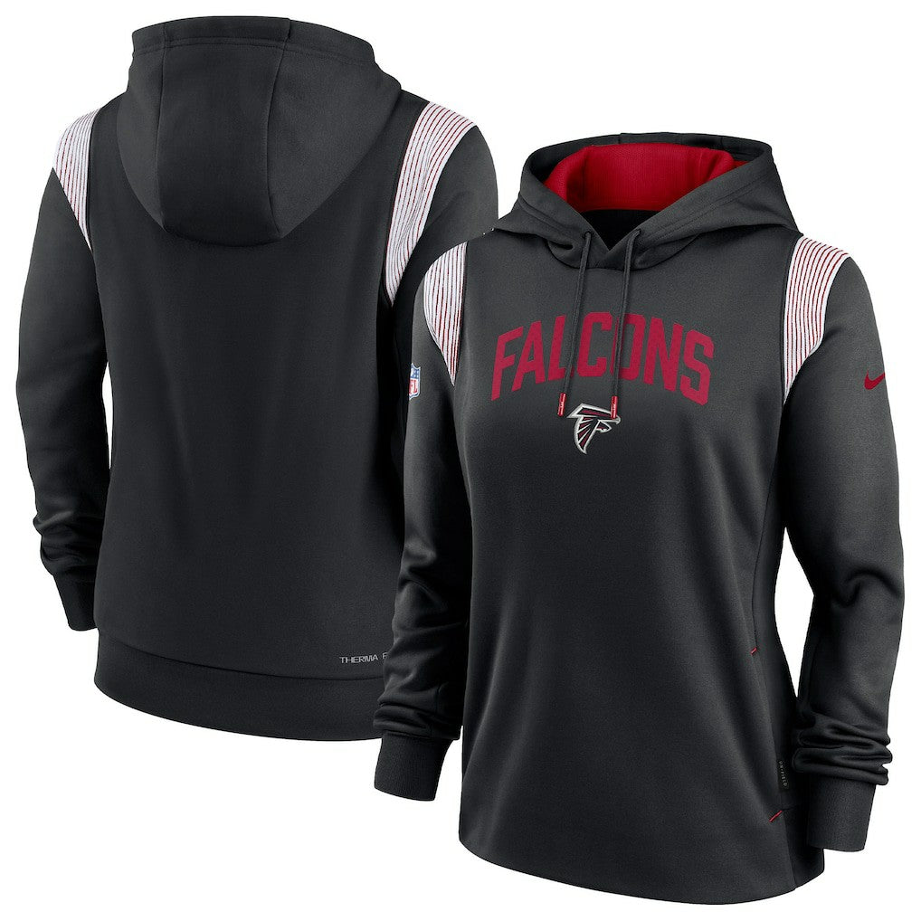 NFL Atlanta Falcons Women's Sideline Stack Performance Pullover Hoodie