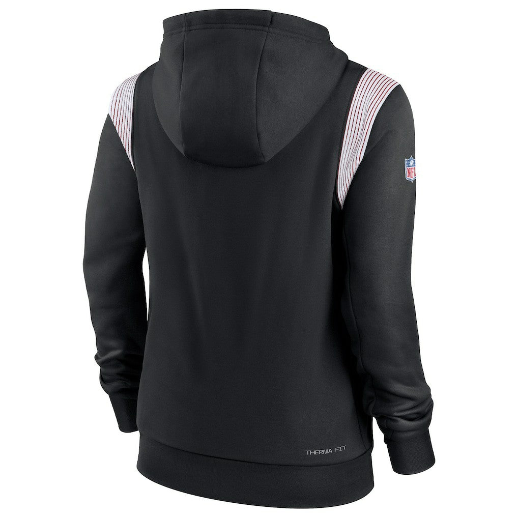 NFL Atlanta Falcons Women's Sideline Stack Performance Pullover Hoodie