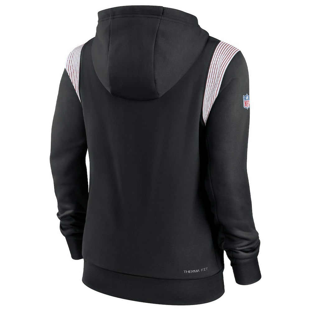 NFL Atlanta Falcons Women's Sideline Stack Performance Pullover Hoodie