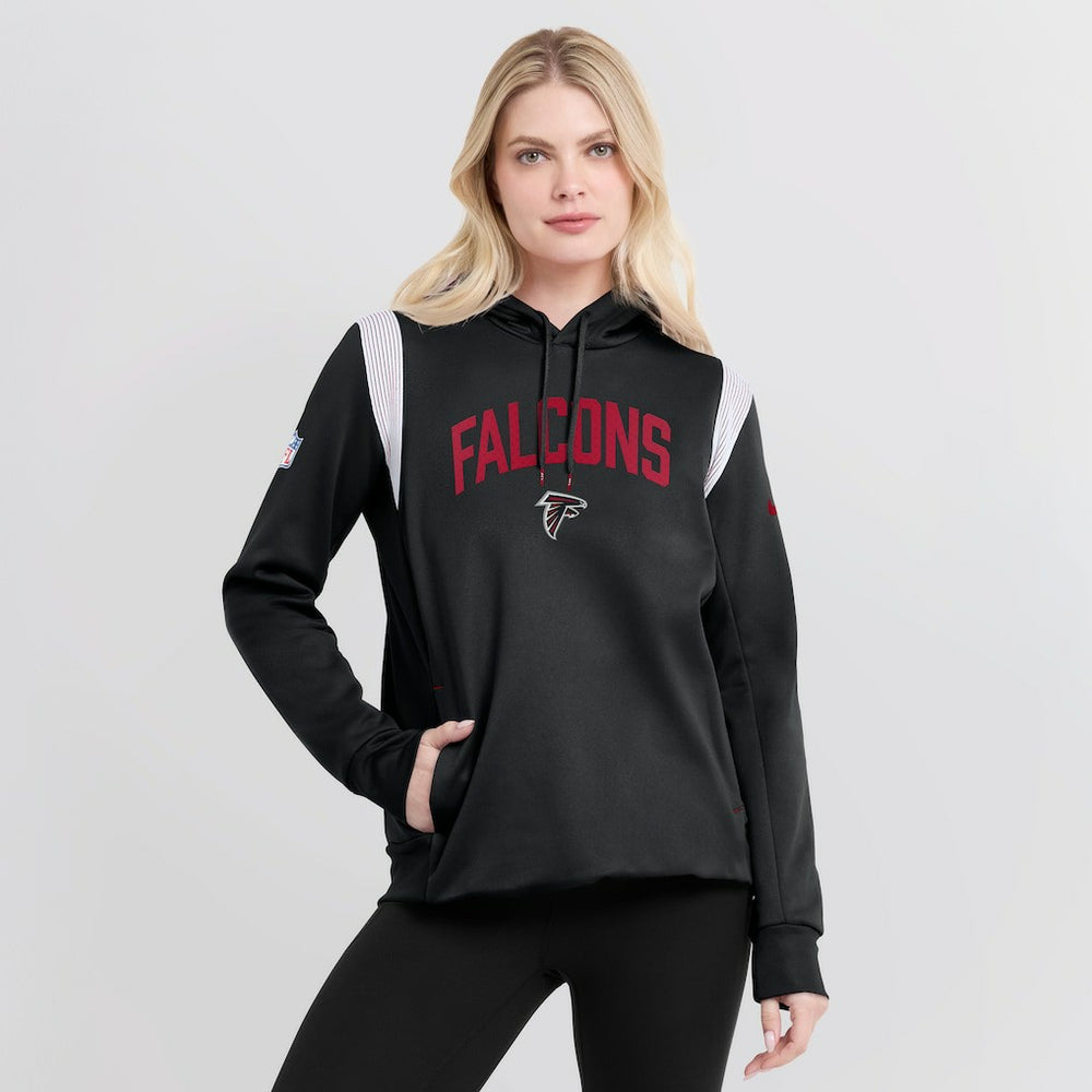 NFL Atlanta Falcons Women's Sideline Stack Performance Pullover Hoodie