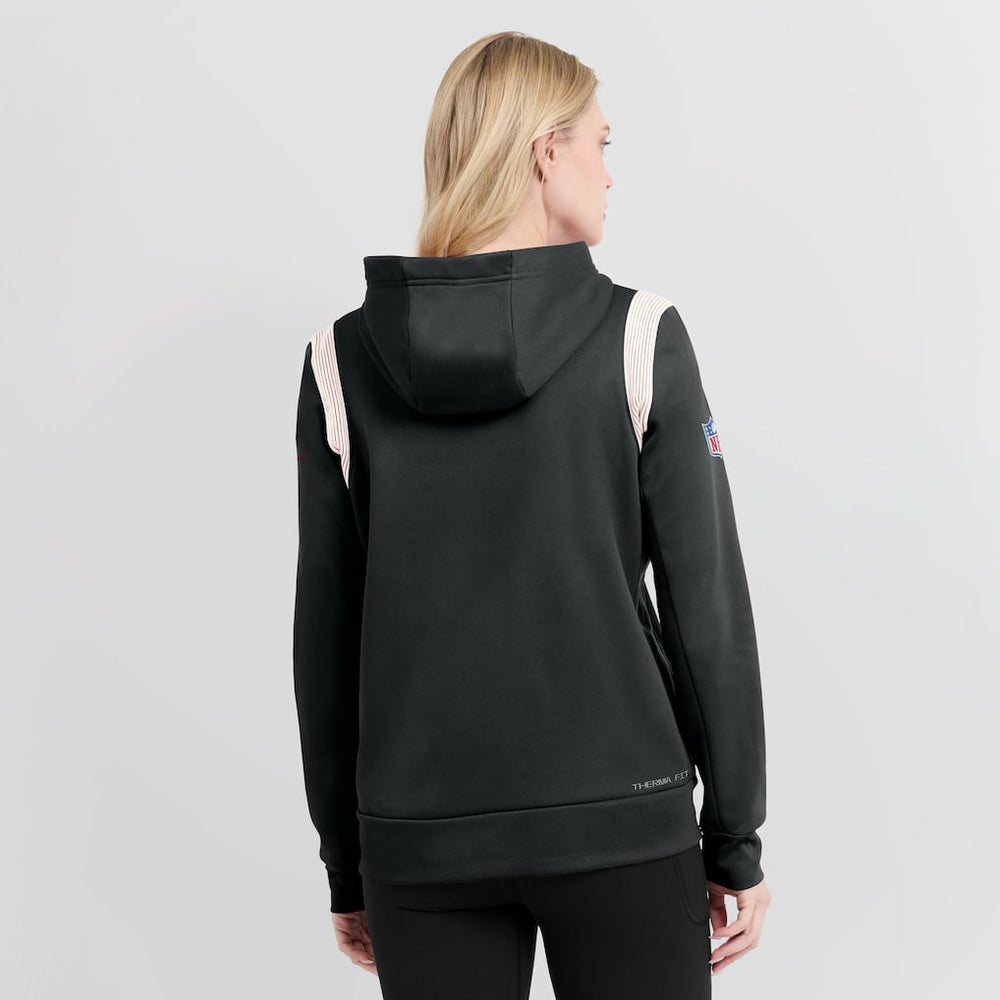 NFL Atlanta Falcons Women's Sideline Stack Performance Pullover Hoodie