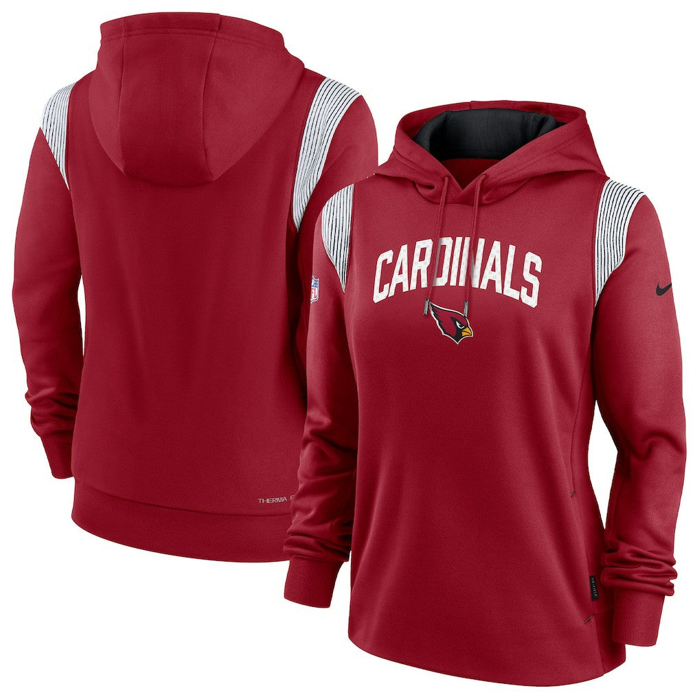 NFL Arizona Cardinals Women's Sideline Stack Performance Pullover Hoodie
