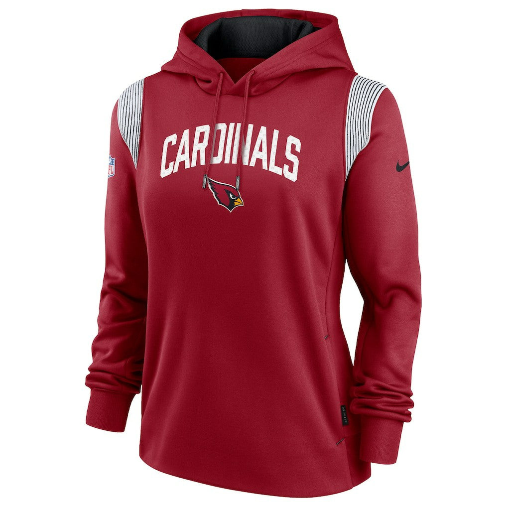NFL Arizona Cardinals Women's Sideline Stack Performance Pullover Hoodie